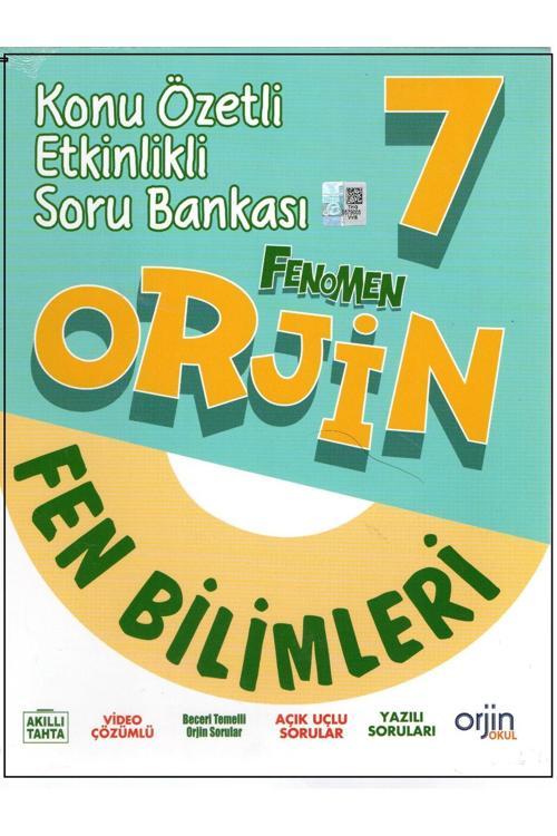 7. Sınıf Orjin Fen Bilimleri Konu Özetli Soru Bankası YA0006