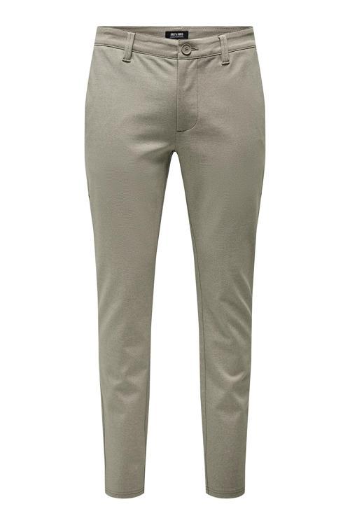 Onsmark Streç Slim Tapered Fit Normal Bel Düz Paça Chino Erkek Pantolon 22026326 TAŞ