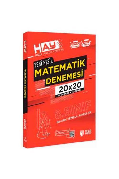 Yayınları 8. Sınıf Matematik Hay 20x20 Denemesi