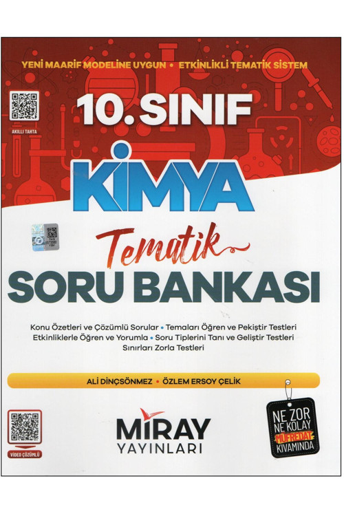 Miray 10. Sınıf Kimya Tematik Soru Bankası