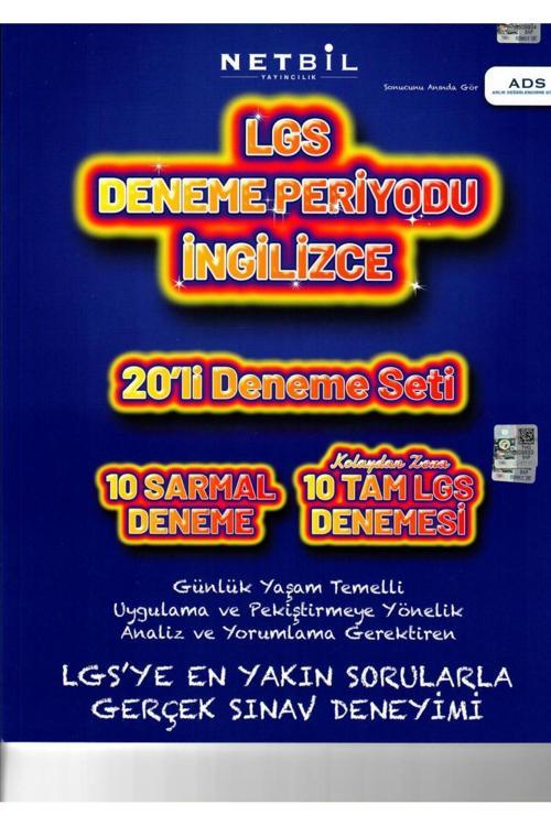 Netbil 8.sınıf Ingilizce 20'li Deneme Periyodu