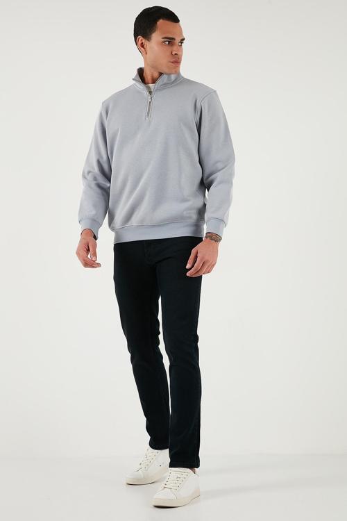 Pamuklu Normal Bel Regular Fit Boru Paça Jeans Erkek Kot Pantolon 2211C05PARMA KOYU LACİVERT
