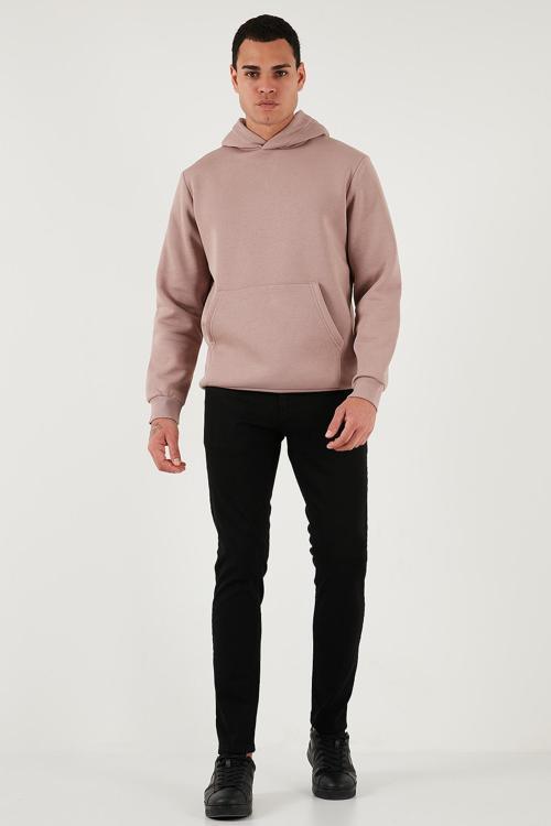 Pamuklu Slim Fit Yüksek Bel Dar Paça Jeans Erkek Kot Pantolon 3300C01TOKYO SİYAH