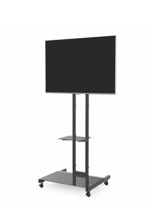 Pr 2000s B-hblk Lcd&led Televizyon Fuar Teşhir Sunum Sehpası 40'' - 65'' Tekerlekli Tv Sehpası
