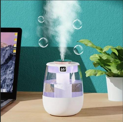 BEYAZ BÜYÜK KAPASİTELİ 1.3 LT USB ULTRASONİK OFİS ODA VE ARABA HAVA NEMLENDİRİCİ BUHAR MAKİNESİ AROMA DİFİZÖRÜ Çİ