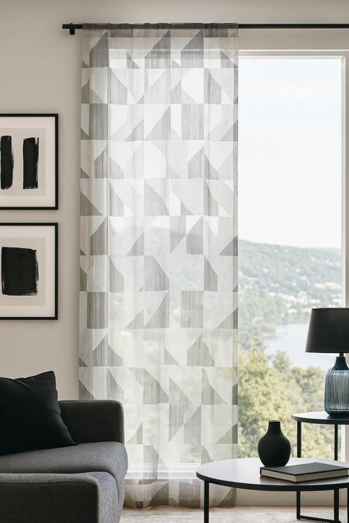 Pannello Tül Perde Gri 150x290