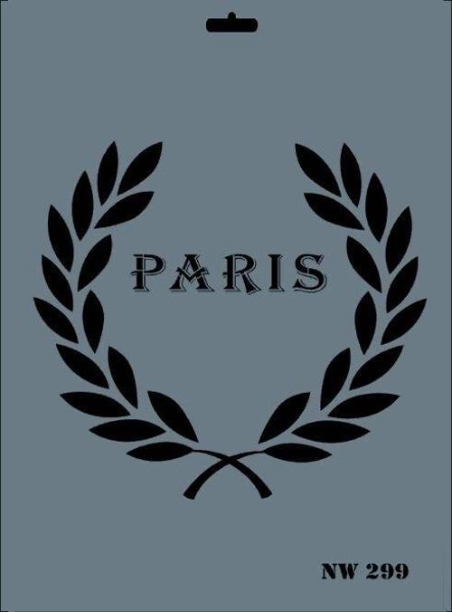 Stencil Boyama Şablonu 25x35 cm. NEW-299