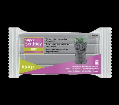 Super Supertrend Firm Fırınlanabilir Heykel Seramik ve Model Hamuru 454 gr. GRİ