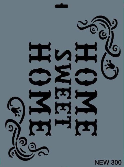 Stencil Boyama Şablonu 25x35 cm. NEW-300