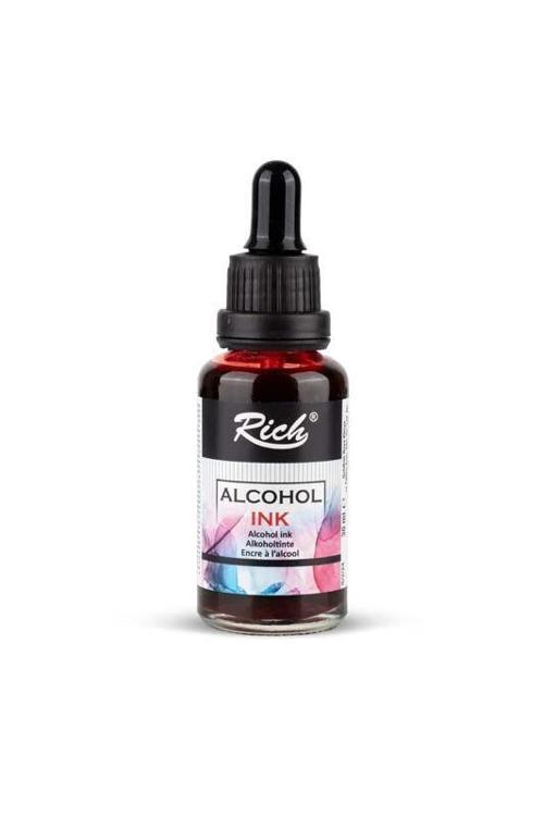 Alcohol Ink Alkol Bazlı Mürekkep 30 ml. Bordo