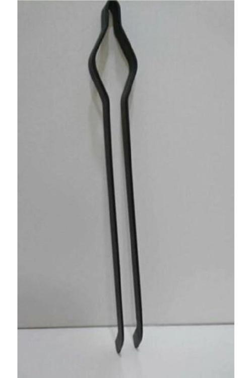 Demir Maşa Ateş Maşası Köz Maşası Odun Kömür Kestane Mangal Maşası 60 Cm Kalın Demir Maşa