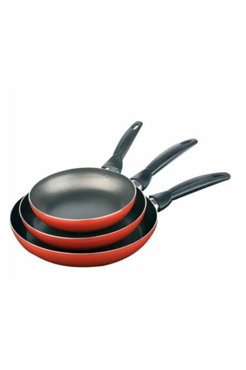 3' Lü Tava Seti Kırmızı