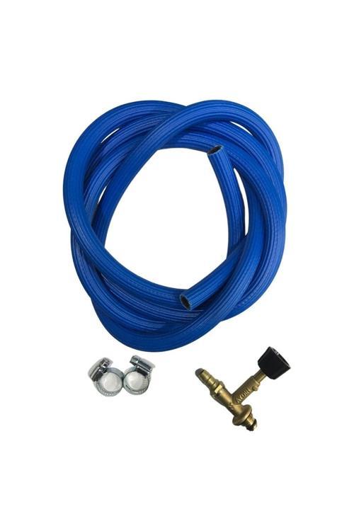 Ipragaz Aygaz Milangaz Tüp Hortumu Ve Bağlantı Setti (Hortum + Kelepçe + Musluk) Dar Çember Musluk