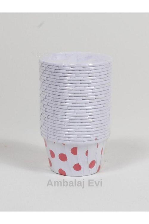 Kırmızı Puantiyeli Muffin Kalıbı Muffin Cupcake Kalıbı Kek Kapsülü Bride To Be Parti Muffin Kabı