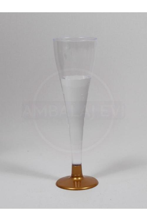 Bardağı 6 Adet Gold Mika Şampanya Kadehi Yılbaşı Sofra Ürünleri Bride To Be Kadeh