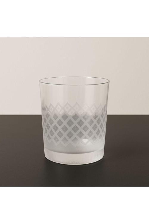 Desenli Mika Kristal Viski Bardağı 10'Lu Meşrubat Bardağı