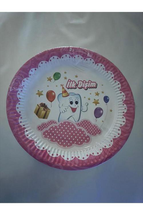 İlk Dişim Tabak Ilk Diş Karton Tabak 10 Adet