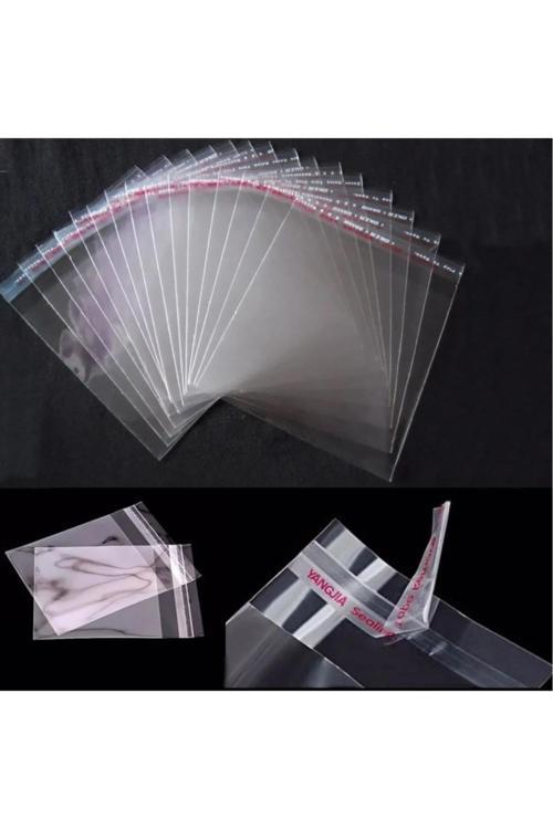 Şeffaf Yapışkanlı Poşet  Opp Kendinden Yapışkanlı Jelatin Parlak Poşet 20X30 Cm  50 Adet