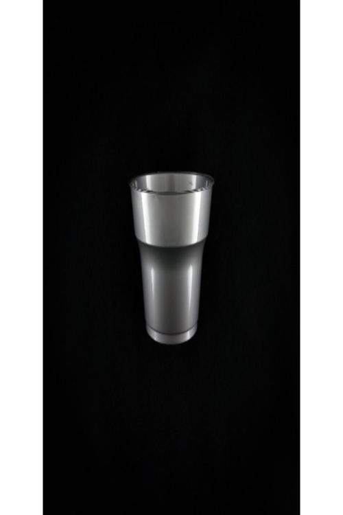 Mika Plastik Gümüş Bardak 25 Li Kristal Mika Bardak