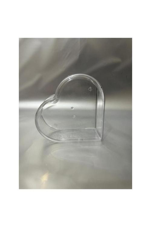 Kalpli Plastik Kutu Kalpli Mika Kutu Kalpli Şekerleme Kutusu