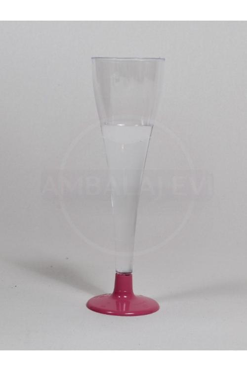 Şampanya Bardağı 6 Adet Pembe Mika Şampanya Kadehi Yılbaşı Sofra Ürünleri Bride To Be Kadeh
