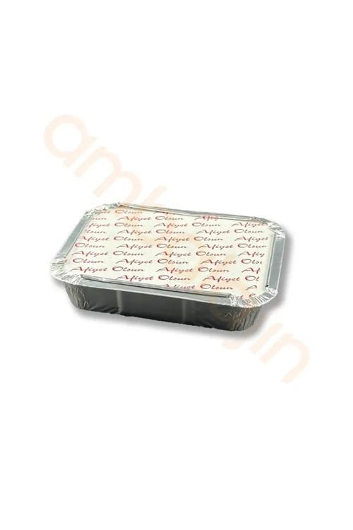 Alüminyum Kase 750 Gram 100 Adet Kapaklı Kase