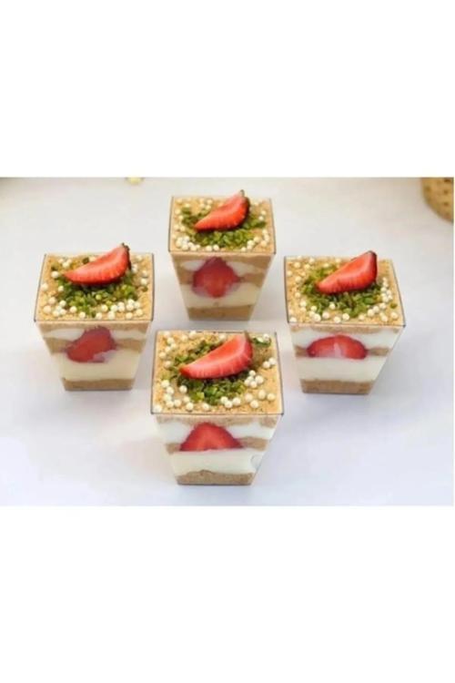 Plastik Akrilik Prizma Kase 200 Cc 20 Adet