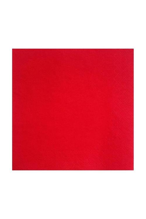 Kırmızı Kağıt Peçete 20 Adet Doğum Günü Parti Peçete