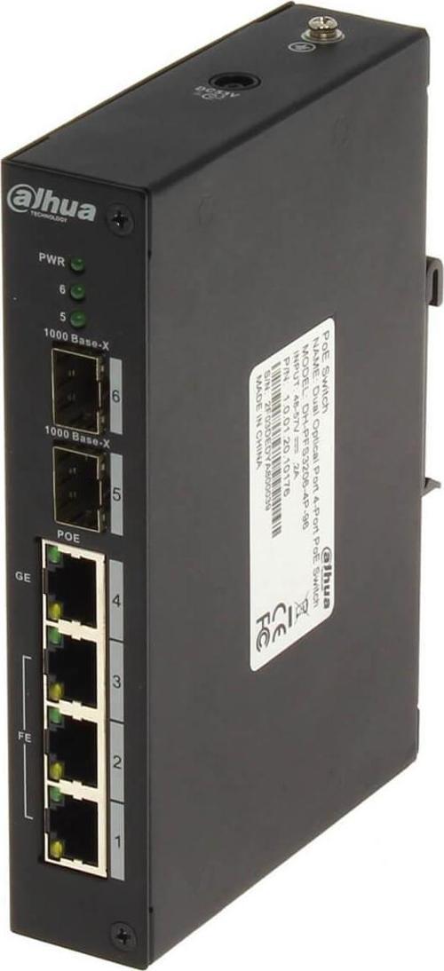 PFS3206-4P-96 4port Poe Yönetilemez Switch