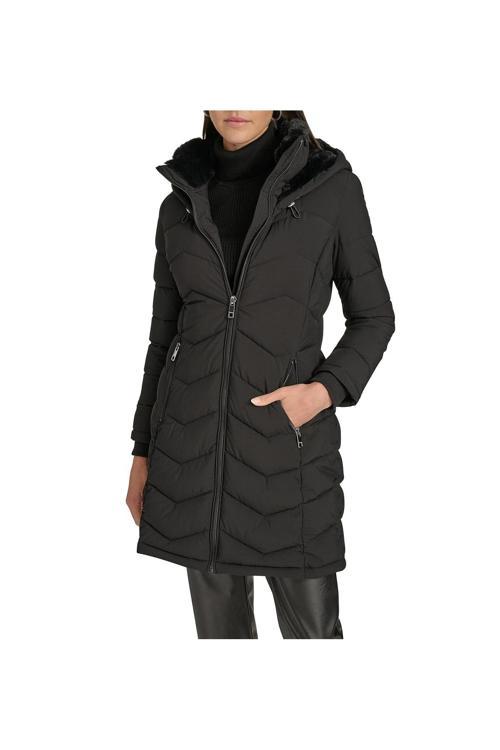 Kadın Mont Cw433772-Blk