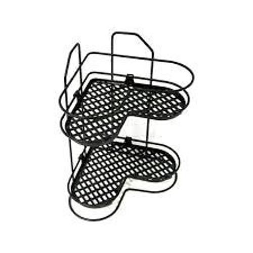 ZARİF 2Lİ KÖŞELK SİYAH BEYAZ KROM (5250)