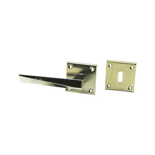 4 TAKIM PRATİK PRİZMA ODA  GRİ NİKEL ROZETLİ KAPI KOLU (5250)