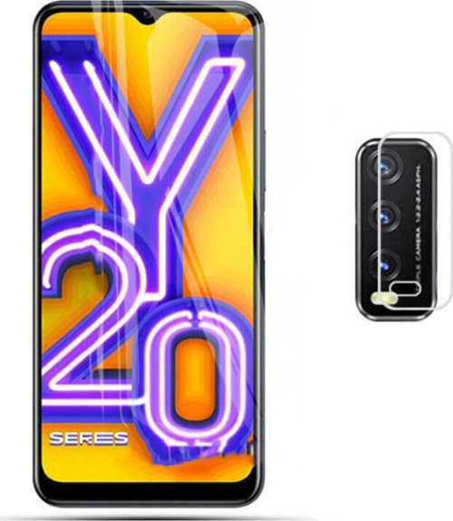 Vivo Y20 Uyumlu Temperli Lens Koruyucu Kamera Camı