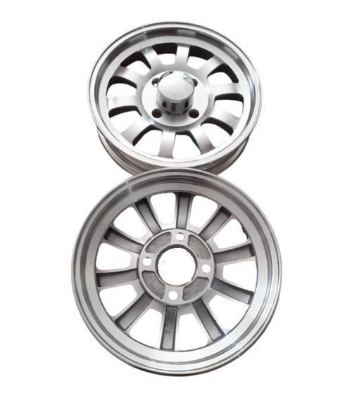 Arka 12 Jant 4 Bijonlu Gri Alüminyum E-Bisiklet/Kamyonet