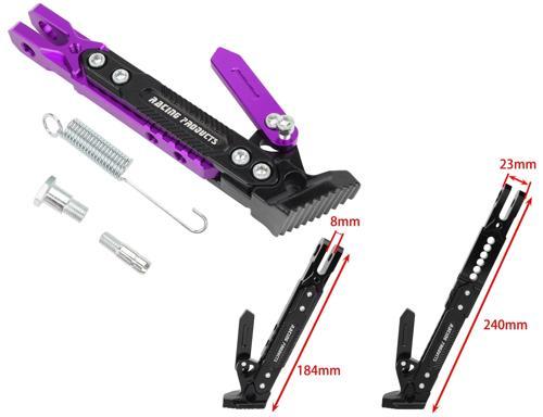 Üniversal Yan Sehpa Set Ayarlı Alüminyum Mor