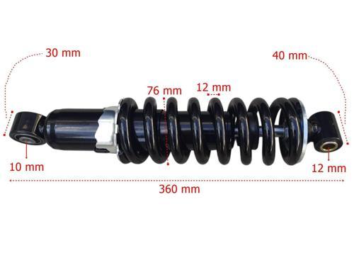 Yamaha Cross Xtz 250 Arka Amortisör 360 Mm Gazlı