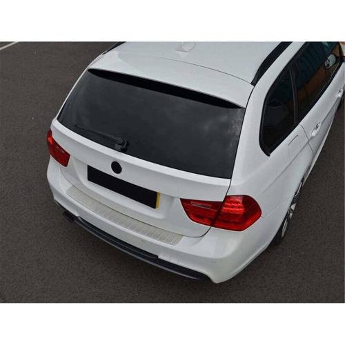 BMW 3 Serisi E91 Arka Tampon Eşiği - Krom Taşlı | 2006-2008 Arası, SW
