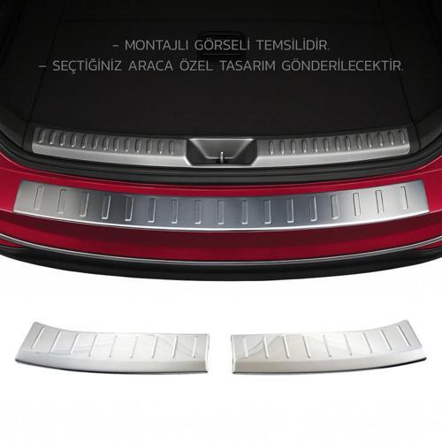 Renault Megane 4 Arka Tampon Eşiği - Krom (2 Parça) | 2016 ve Sonrası, HB