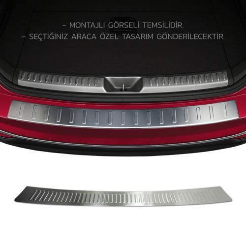 Citroen Berlingo Arka Tampon Eşiği - Krom | 2008-2018 Arası