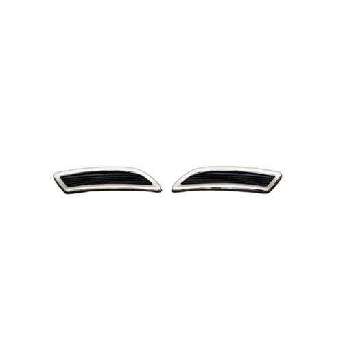 Renault Megane 4 Egzos Çerçevesi - Krom/Plastik (2 Parça) | 2016-2020 Arası, HB