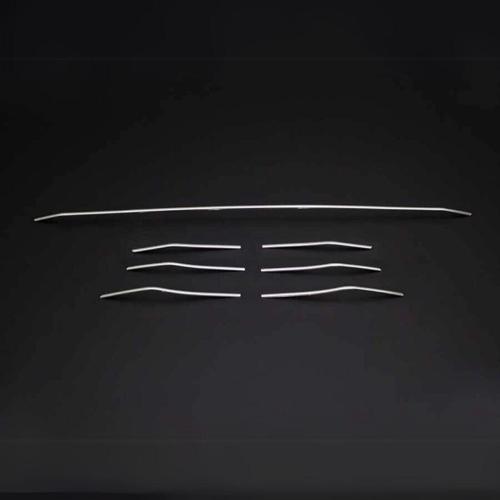 Renault Megane 4 Ön Tampon Alt Çıta - Krom (7 Parça) | 2016-2020 Arası, HB/SD