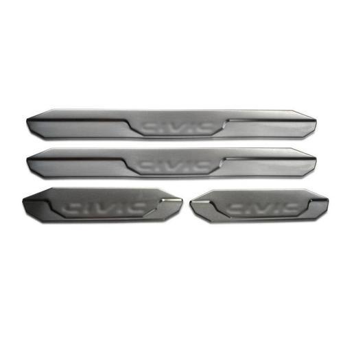 Honda Civic Kapı Eşiği 4 Parça - Krom Taşlı | 2006 ve Sonrası, SD