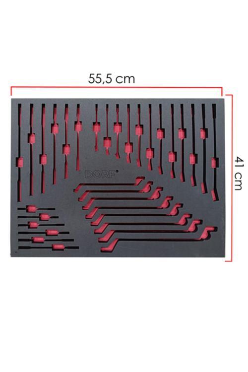Takım Arabası Içi Düzenleyici Boş Eva Seti Organizer 6'Lı Set Sünger 55,5Cm X 41 Cm Malzemesiz