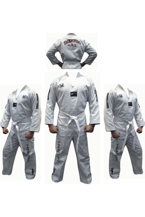 Taekwondo Elbisesi & Çocuk Ve Yetişkin Beyaz Yaka