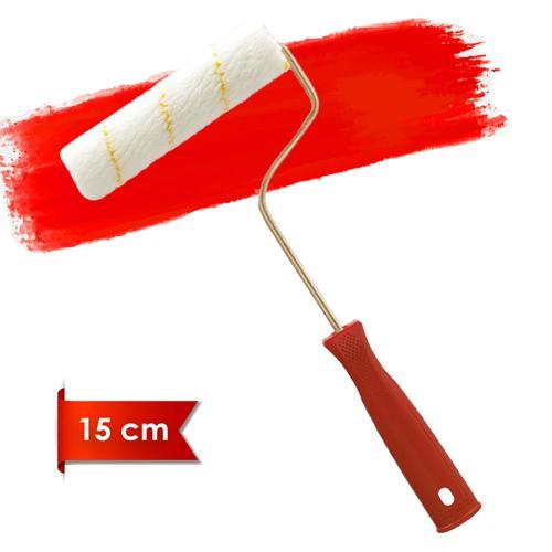 -1085 Eksport 14 mm Tüylü 2 cm İç Cephe Saplı Kalorifer Boya Rulosu 15 cm