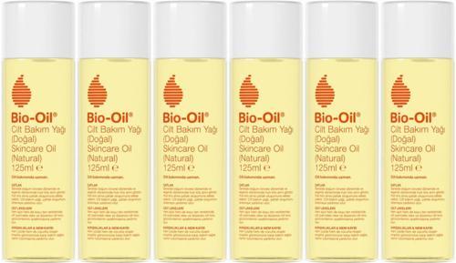 %100 Natural Çatlak & Leke Karşıtı Nemlendirici Doğal Cilt Bakım Yağı 125ML (6 Lı Set)