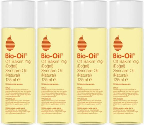 %100 Natural Çatlak & Leke Karşıtı Nemlendirici Doğal Cilt Bakım Yağı 125ML (4 Lü Set)