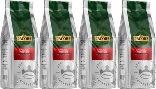 Banquet Medium Çekirdek Kahve 1KG (Espresso Beans) (4 Lü Set)