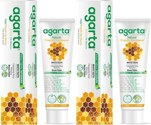 Doğal Diş Macunu 100ML Propolisli (2 Li Set)