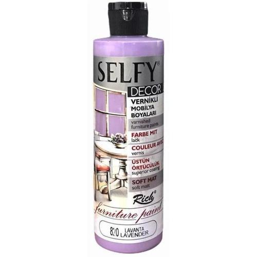 Selfy Decor Vernikli Boya 240 cc 820 LAVANTA
